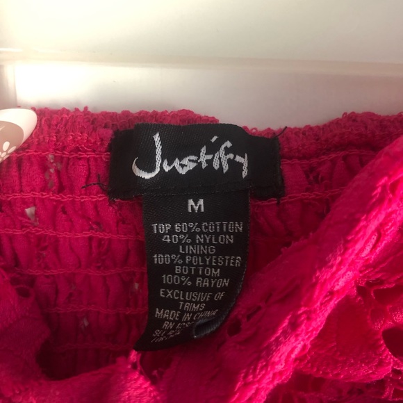 Justify Pink Ruffled Tube Top - Picture 2 of 3